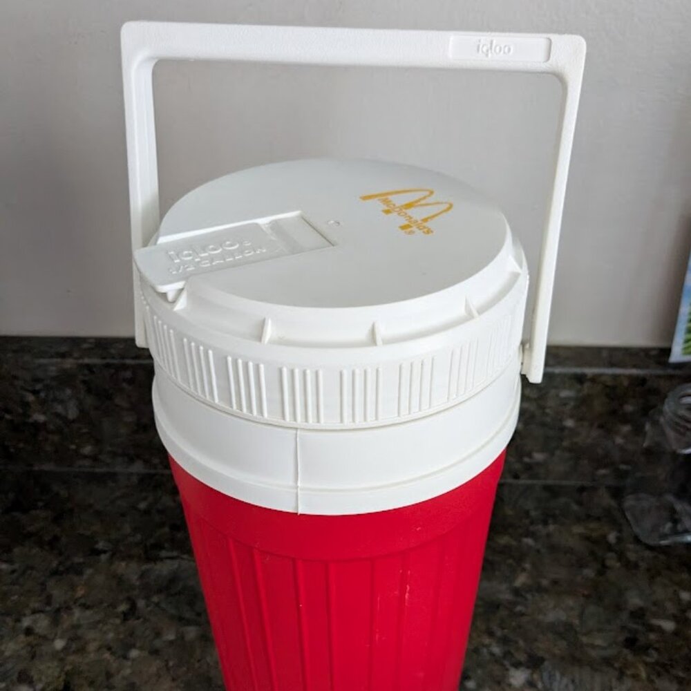 2 For $5! Vintage McDonald's half-gallon Igloo Drink Cooler